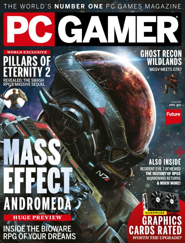 PC Gamer USA   Issue 290 April 2017 cover